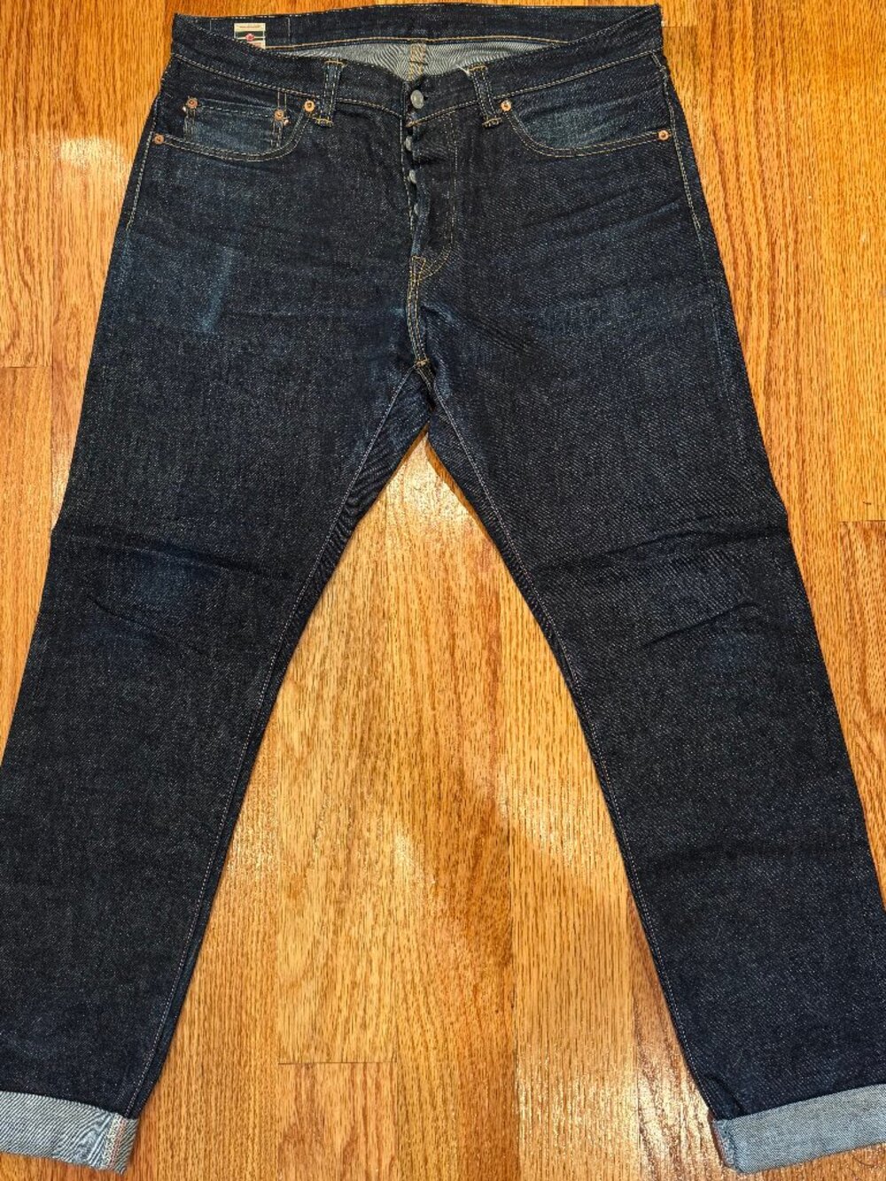 Momotaro 0405V 15.7oz Selvedge Denim - High Tapered Fit